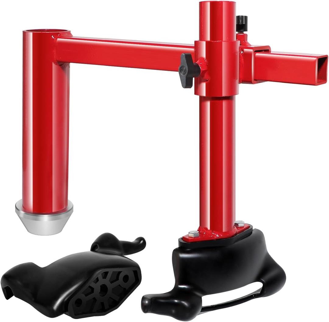 ATOLS Upgraded Manual Tire Changer Kit with 2 Duck Head Adapters, Tire Changer Duck Head Fit for Most Car Tires