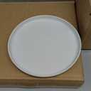 Plates and Bowls Sets, Dinnerware Sets for 4, 12 Pieces Scratch Resistant Dishware Dishes Set, Ceramic Kitchen Dinner Set, Porcelain & Microwave and Dishwasher Safe, Cream White