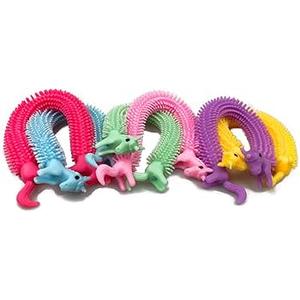 Jofan 6 Pack Unicorn Stretchy String Fidget Sensory Toys for Kids Boys Girls Toddlers with Autism Stress Relief Easter Basket Stuffers Party Favors Gifts