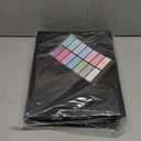 ANSOOK Poly File Jackets & File Pockets, Heavy Duty 2" Expanding File Jacket Folders, Letter Size Manila File Folders,12 Pack Manila File Jackets with Straight Cut Tab, Job Folder for Office School Home (Black)