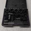 DPTOOL 22 Piece Bolt Nut Extractor Set, 1/2" and 3/8" Drive Impact Lug Nut Remover Socket Tool, Wheel Lock Removal Kit for Extracting Damaged, Stripped Frozen Nuts & Screws Twist Socket Set