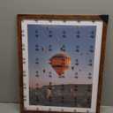 Wood 16x20 Picture Frame with 11x14 Mat Deep Brown, Display 11x14 with Mat or 16x20 Without Mat, Wood 16 by 20 Photo Frame, 16 x 20 Frame for Wall Hanging Display, Deep Brown