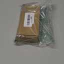 3 Pack Black Door Hinges 4 Inch, Exterior Door Hinges with Square & 5/8" Radius, Removable Pin, Perfect for Heavy-Duty Front & Back Door, Antirust & No Squeaks