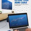 Ultra Clarity Cables High Speed HDMI Extension Cable - 20 ft - Male to Female Connector 4k HDMI Extender
