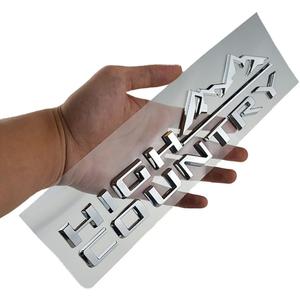 1PC 19-21 Tahoe Silverado High Country Fender Letter Logo Emblem Badge Replacement for High Country (Chrome)