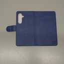 SUANPOT Compatible with Samsung Galaxy S25 Wallet case with RFID Blocking Credit Card Holder,Flip Book PU Leather Protective Cover Women Men for Samsung S25 Phone case Sky Blue