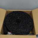 1 Pcs 10 Ft Long Rubber Mulch for Landscaping Garden Mulch Black Roll Rubber Mulch Mat Recycled Natural-Looking Edging Border Cuttable Reduced Weed Growth Bed Liner for Garden 2025