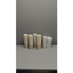 100 Pcs 12 Oz Capri Lemon Disposable Coffee Cups with Lids Yellow Lemon Paper Drinking Cup for Hot Cold Beverage Drink Juices for Lemonade Stand Supplies Summer Party Bride Shower