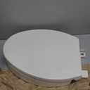 Raised Bidet Toilet Seat Elongated 18.5" Soft Close, Dual Self-Cleaning Nozzles, Quick Release & Connect, Sturdy PP, Won't Loosen, Ideal for Seniors, Elderly & Limited Mobility, White