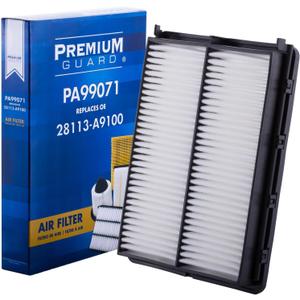 Premium Guard Engine Air Filter PA99071 Fits 2020-2025 Kia Telluride, 2020-2025 Hyundai Palisade, 2016-2020 Kia Sorento, 2019-2020 Hyundai Santa Fe, 2015-2021 Kia Sedona