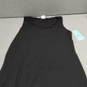 WIHOLL Women's Loose Fit V Neck Lace Sleeveless Summer Tank Top (1-black)