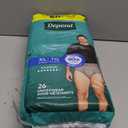 Depend Fresh Protection Adult Diapers, Incontinence Underwear for Men, Disposable, Maximum, Extra-Large, Grey, 26 Count
