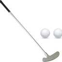 Golf Putter, Two Ways Golf Putters for Men Right/Left Handed-Indoor/Outdoor Mini Kids Club Golf Set-Sturdy Putter Shaft with 2 Plastic Practice Golf Balls for Any Putting Green Mat Home Office