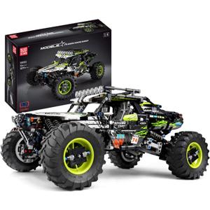 Mould King 18002 RC Climbing Car Building Kits, 1879 Pieces MOC Building Blocks 4X4 Off-Road Truck Model Sets, Stem Remote Control Car Bricks Toys
