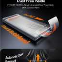 2 x 3 Pack for iPhone 14 Pro Max Tempered Glass Screen Protector, Dust Free CABIN, Auto Positioning, Bubble Free, High Definition, Easy Installation,9H+ Hardness