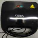 OSTBA Waffle Maker, 2 Slice Non-Stick Waffle Iron, Belgian Waffle Machine with Indicator Lights, PFOA Free, Perfect for Breakfast and Snacks, 750W (Small)