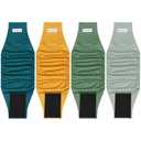 Barklincharm 4 Pack Dog Diapers Male Reusable, High Absorbing Dog Wraps, Belly Bands for Male Dogs with Incontinence or Frequent Urination(Large, Orange & Gray)