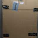 VIZ-PRO Magnetic Dry Erase White Board, 36 X 24 Inches, Black Aluminium Frame