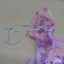 Little Girls Mermaid Princess Costume for Girls Dress Up Party with Gloves,Crown Mace 3-10 Years