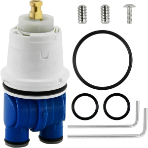 RP19804 Shower Cartridge Replacement for Delta 1300/1400 Series Shower Faucet, Compatible with Delta Monitor Rough-in Valve and Single-Hanlde Trim Kit