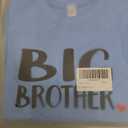 Big Brother Shirts for Toddler Boys 2-5 Years; Heart Graphic Tee; Soft Cotton Short Sleeve T-Shirt (Blue)
