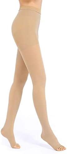 Medical Compression Pantyhose for Women & Men, 20-30mmHg Compression Stockings, XL