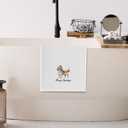 Merry Christmas Shih Tzu Dog Kitchen Towels, Shih Tzu Gifts for Women Dish Tea Towels for Kitchen Decor, Small Dog Gifts Decorative Hand Towel for Bathroom, 16x24 Inch