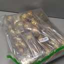 Alupssuc 103pcs Christmas Balls Ornaments Set, Gnome Christmas Tree Decorations with Hanging Strings, Shatterproof Plastic Baubles for Xmas Tree Holiday Wedding Party Decorations, Bronze and Gold