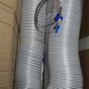 PVC Dust Collection Hose 4" x 20', Puncture Resistant Clear PVC Dust Collection Hose for dust collection systems