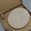 WILLOWDALE Wood Cake Stand for Dessert Table, Fit for 11 Inches Cake, Wedding Cake Stand Farmhouse Serving Tray for Party, Wood Slice Round Cake Holder Rustic Decor Table Centerpieces for Dining Room