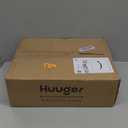 Huuger Nightstand with Charging Station, 27.6 Inch Bedside Table with Fabric Drawers, End Table with USB Ports and Outlets, Night Stand for Bedroom, Rustic Brown