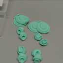 TB Tbuymax 8pc Duckbill Valves 4pc Pump Seals Diaphragm Compatible with Wearable Elvie Breast Pump and Pump Parts Replacement Membrane Parts