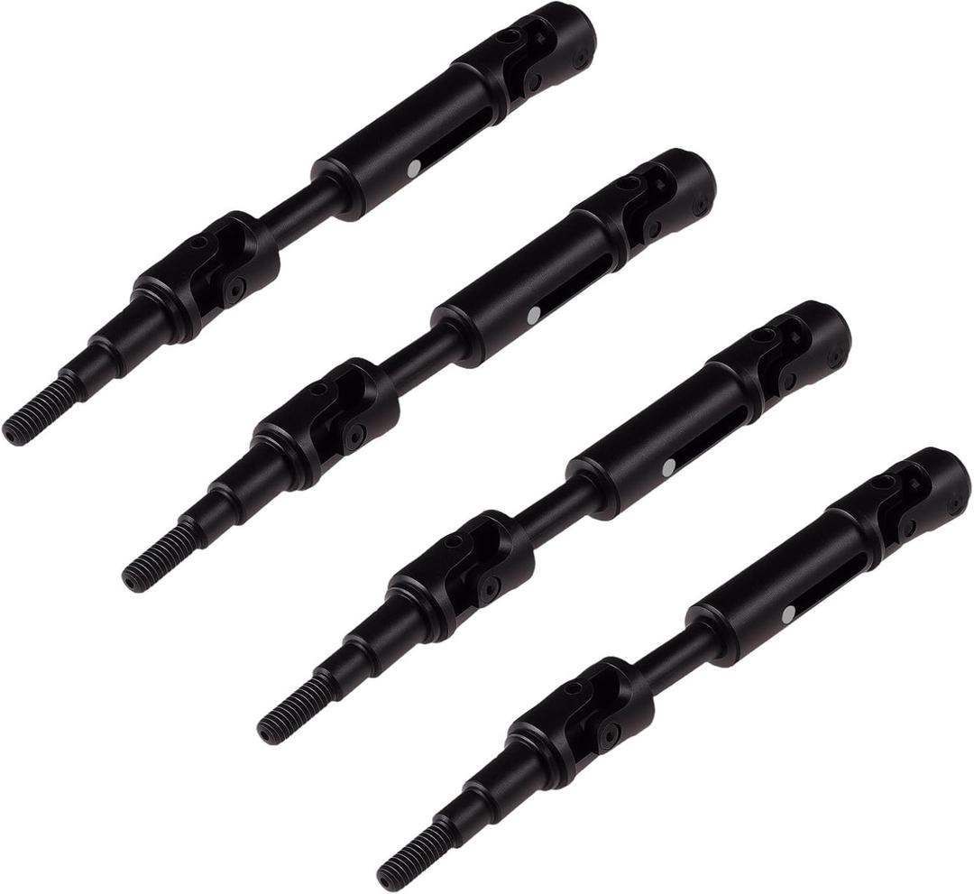 4Pcs Steel CVD Front Rear H14BM Drive Shaft 14410B for 1/14 H14BM Driveshaft Upgrades Part