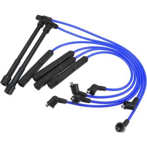ACROPIX Car Spark Plug Coil Wires Ignition Coil Harness Cable Fit for Nissan Frontier Pathfinder Xterra 3.3L No.224500W025/224404S127 - Pack of 6