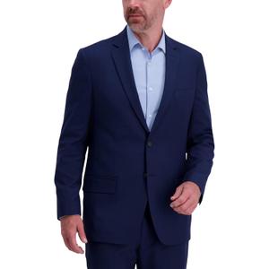 Haggar Men's Smart Wash Premium Stretch Classic Fit Regular and Big & Tall Suit Separates(Pants & Jackets) (50, Midnight)