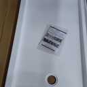 DreamLine SlimLine 32 in. D x 60 in. W x 2 3/4 in. H Right Drain Single Threshold Shower Base in White, DLT-1132602