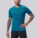 Liberty Imports 5 Pack Men's Active Quick Dry Crew Neck T Shirts (M)