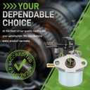 594287 799154 120P02 0001 Carburetor Replacement for 595390 120P02 0001 591597 593380 120P02 0001 121S02-0011-F1 110P02 0003 F1 for Craftsman for Troy Bilt 190cc Pressure Washer