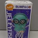 Dancing Jellyfish Babies Toy Music Crawling Octopus 6-12 Months Tummy Time Toys Magic Glowing Squid 1st Birthday Gifts for Toddlers 1 2 3 4 5 6 Year Old Kids Funny Gift for Baby Girl Boy Age 1-3 (Green)