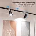 Adjustable Focus Spotlight, 18W CCT Magnetic Track Light Head
