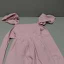 Elegant Ruffle Back Tie Dress Size S, Pink