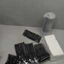 HEAVYWEIGHT 400 Pcs Clear Black Plastic Dishes
