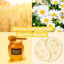 Oat Hydrogel Under Eye Patches for Sensitive Skin 28 Pairs 5 Minute Soothing Hydrating Eye Pads with Oat and Honey Gentle Eye Care Mask for Dry Tired Eyes Ophthalmologist Tested