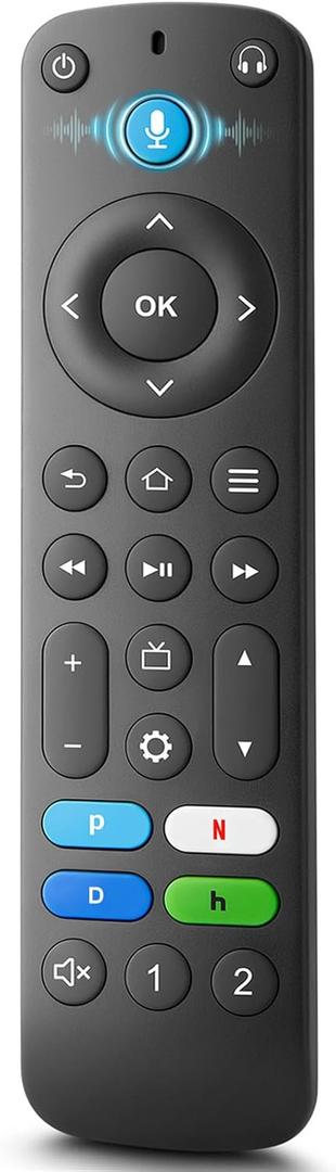 Replacement-Voice-Remote-Control for TV-Stick/Cube and for Insignia/Toshiba/Pioneer/AMZ Smart TVs