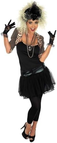 fun shack 80s Pop Star Costumes for Women, Vintage Pop Star Outfit, 80s Halloween Party Costume for Women, XL