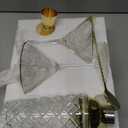 VEMACITY - Luxury Cocktail Shaker Set - Gold Glass Cocktail Shaker with Built-In Strainer + 2 Ribbed Espresso Martini Glasses with Gold Rims, Bar Spoon & Jigger | Ideal for Home Mixology