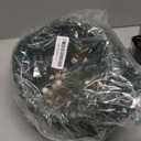 6 Pcs Christmas Advent Wreath Candle Holder with 4 Pcs Flameless Candle Christ Holy Family Statue Candlestick Wreaths Holder Centerpiece for Christmas Home Church Table Decor(Green,Long)