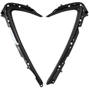 WOMELF Carbon Fiber Look Body Frame Side Inner Cover Infill Panel Trims Fairing Cowl Compatible with Suzuki GSXR1300 Hayabusa 2021-2024, Black, RTF34F