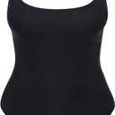 Narecte Sexy One Piece Bathing Suit for Women Tummy Control High Cut One Piece Swimsuit Womens (M, Black)