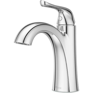 Pfister Willa Bathroom Sink Faucet, Single Control, 1-Handle, Single Hole, Polished Chrome Finish, LF042MALCC